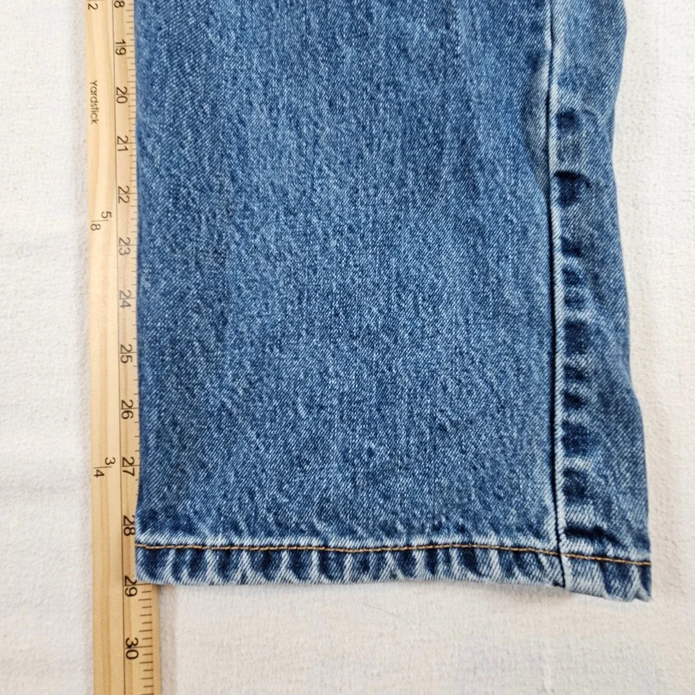 Levi's 505 Regular Fit Jeans Mens 40x29 Blue Medium Wash Straight Leg Denim